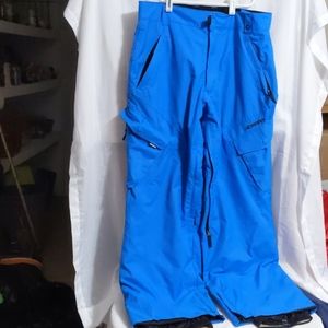 Ripzpne Core 5000mm Snow pants Sz Sm. Blue